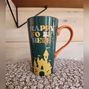 Disney Fantasyland Castle Happy To Be Here Ceramic Mug